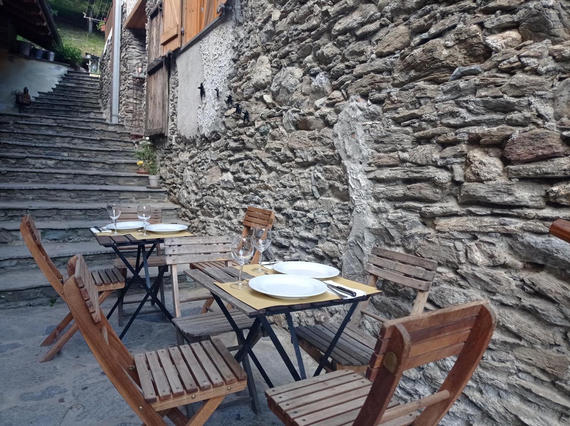 Albergo Diffuso La Marmu Osteria Della Croce Bianca Marmora Ngoại thất bức ảnh